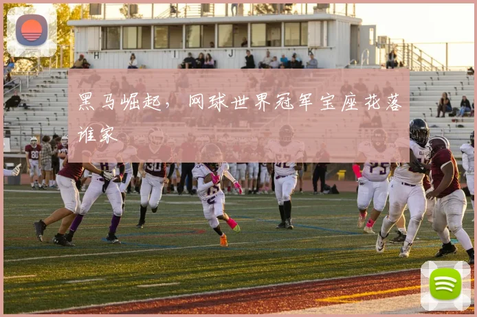 黑马崛起,网球世界冠军宝座花落谁家